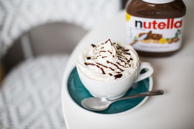 topla cokolada sa Nutellom topla cokolada sa Nutellom