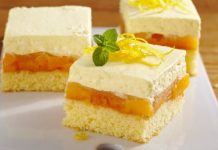 Krem torta sa breskvama