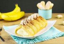 Piškota rolat sa bananama