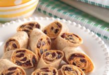 Tortilje sa vanila kremom i brusnicom